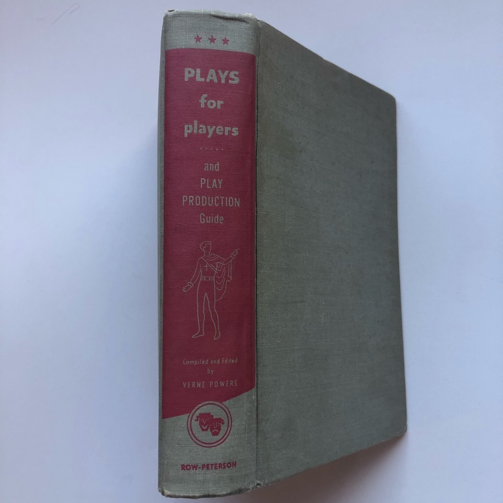 Plays For Players Play Production Guide Verne Powers 17 Plays 1957 Hardcover